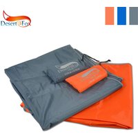 Desert&Fox Waterproof Tent Floor Tarp Picnic Mat Ultralight Pocket Tent Footprints Beach Tarp with Sack for Camping Hiking