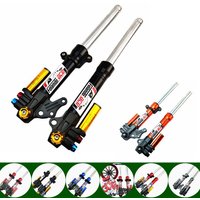 Motorcycle 27/30 core 370mm/400mm Front Shock Absorber Front Fork +220mm Disc Brake Set For Yamaha Scooter BWS RSZ JOG NIU N1S