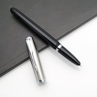 Jinhao 86 Fountain Pen Silver Cap with clip EF Nib 0.38mm Resin Classic Ink Pen student gift office school business writing pens