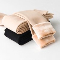 Leggings d'hiver en velours épaissi pour femmes, hanches sexy, jambe lisse, collants en nylon tout un, noir, xion abaissé, 100g, 150g, 230g, 300g, 400g, 500g