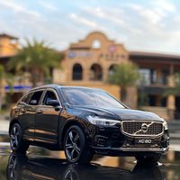 1:32 XC60 XC90 SUV Off-road Diecast Alloy Car Model Toy Cars Sound Light Pull Back Car Vehicle Children Toy Collection