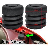 2x Car Bumper Bonnet Hood Lid Tailgate Rubber Stop Buffer For Nissan 65822-01M00 Auto Door Buffer Pad Cushion Washer Accessories