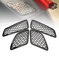 4 pcs Motorcycle Aluminum Turn Signal Light Cover Trim Net Protector Lamp Mesh For VESPA GTS 125 250 300 2017 - 2019 Accessories