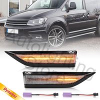 Feux de position latéraux squentiels à LED, clignotants, clignotants, VW WolkMillenMk4 Caddy 2K SA 2015 2016 2017-2019, 2 pièces