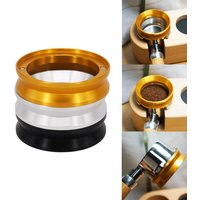 Espresso Dosing Funnel Aluminum Dosing Ring Precision 51/53/58mm Breville Delonghi Portafilters Funnel Coffee Pot Tool