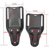Adaptateur d'étui de odorQLS Paltform, boucle de ceinture universelle Low-Ride, 2 "de largeur de ceinture, accessoires universels d'étui de odor