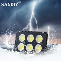 LED Spotlight Outdoor Lighting 100W Projector 200W Floodlight for Building Exterior Garden Patio Doorway Garage Waterproof IP66