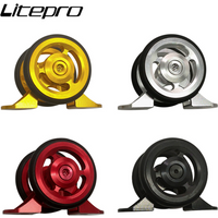 Folding Bike Mudguard Easy Wheels Mud Gear Double Wheel Aluminum Alloy Mini Guard Wheelset For Brompton