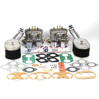 SherryBerg karburetor Conversion Kit for VW Porsche cooling T1 FAJS HPMX WEBER IDF DUAL 40mm Air Filter Manifolds Linkage EMPI