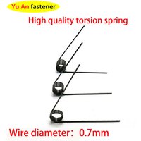 V-Spring, 0.7 Wire Diameter Torsion Small Torsion Spring, Hairpin Spring, 180/120/90/60 Degree Torsion Torsion Spring, 10pcs