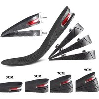 New Foot Pad Invisible Insole Cut Shoe Heel Insert Taller Support Absorbing Increase Height Heightening Cushion Lift Adjustable