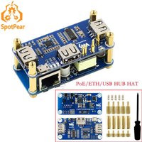 Raspberry Pi Zero PoE Expansion Board Ethernet Power Supply 3-way USB HUB HAT