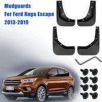 For Ford Kuga Escape 2013-2019 Car Accessories 4Pcs/Set Splash Guards Automotive Mudguards Fender Front Rear Mud Flaps