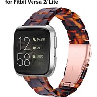 Resin Band for Fitbit Versa/Versa 2 /Versa Lite/Versa SE Bands Strap Women Men Lightweight Versa Watchband Bracelet Replacement