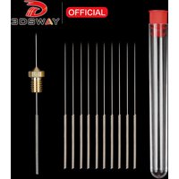 3DSWAY 10pcs Stainless Steel Nozzle Cleaning Needles Tool 0.2 0.3 0.4mm Drill Cleaner DIY Kit For V6 MK8 Nozzle 3D Printer Parts
