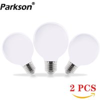 2PCS Milky LED Bulb 110V 220V E27 Bubble Ball Lamp G80 G95 G125 Source Bulbs For Home Indoor Lighting Pendant Lamp Table Light