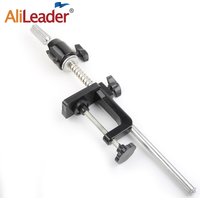Alileader Cheap Wig Clamp Training Mannequin Head Holder Metal Wig Head Stand Table Clamp Table Clamp Holder Wig Holderstand