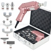 Pistolet de Correction Électrique Chiropratique 1500N, Masseur Cervical, Appareil de Massage Thérapeutique avec 8 Têtes