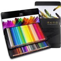 NYNOI 24/36/48/72/120 Colored pencil Set Professional Oil 3.7mm Refill Tin box Graffiti Drawing pencils For School Supplies