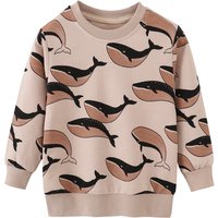 Jumping Meters New Arrival Autumn Boys Girls Sweatshirts Cotton Whale Print Hot Selling Kids Clothes Long Sleeve Sport Shirts