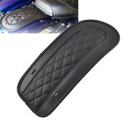 Motorcycle Leather Diamond Rear Fender Bib Cover For Harley Touring Electra Glide Road King FLHT FLTR FLHX 2008-2018
