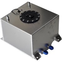 Universal 8gallon 30L Aluminium Fuel Surge tank with Cap Fuel cell 30L with sensor foam inside