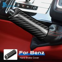 Real Hard Carbon Fiber Cover for Mercedes Benz G Class W463 2000-2019 Car Handbrake Grips Sticker Interior Trim Accessories