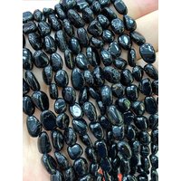 AliExpress LUOMAN XIARI Wholesale Natural Stone Black Tourmaline Irregular Gravel Spacer Beads For Jewelry Making DIY Bracelet Neckalce 6-8/8-10MM