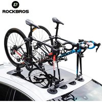 ROCKBROS Fahrrad Auto Racks Träger Kofferraum Fahrrad Dach-Top Rack Saugnäpfe Auto Halter MTB Road Rack Schnell Installieren Radfahren Racks