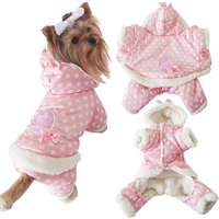 Hot Selling Dog Hooded Coat Small Dog Waterproofwinter Clothing Dog Coat New Pet Clothes Hooded Pet Winter Coat Winter Warm Coat
