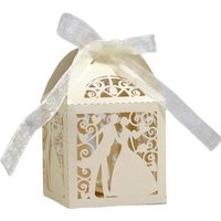 25pcs Wedding Bride Bridegroom Boutique Gift Box for Guest Favors Packaging Party Valentine's Day Gifts Wrapping Boxes Wholesale