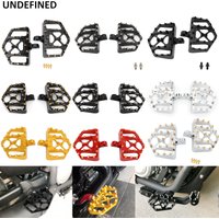 MX Foot Pegs Motorcycle Wide Fat Floorboards Chopper Footrests For Harley Dyna Sportster 883 1200 Softail Fatboy Street Bob Slim