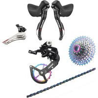 SENSAH EMPIRE PRO 6 Kits Carbon Fiber 2X11/2x12 Speed 22S 24s Road Groupset R/L Shifter+R/F Derailleurs + Cassette/Chains