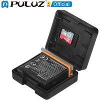 PULUZ Hard Plastic Battery Storage Box for DJI Osmo Action / Osmo Action 3 / GoPro Hero11 / HERO10 /9 Black AHDBT-901 Battery
