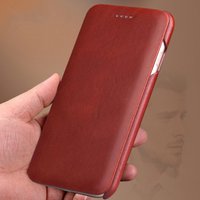 Genuine Leather Phone Flip Case for iPhone 17 16 15 14 13 12 11 Pro Max 17Pro Air 16E 16Pro 16 Plus luxury Anti-scratch Cover