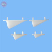 10 Pcs Nylon Control Horn Wing Tip Protector Protecting Corner For RC Aircraft Model Accessories Replacement Color White