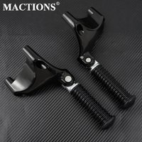 Motorcycle Rear Foot Peg Passenger Footrests Footpegs Foot Rests Pedal Mount Bracket For Harley Sportster XL1200 883 2004-2013