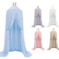 Baby Crib Netting Mosquito Net Hanging Dome Dream Curtain Tent Baby Bed Canopy Round Mosquito Net Kids Tent Children Room Decor