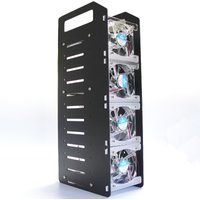 Aluminum alloy hard disk rack 3.5 heat dissipation bracket HDD multi-layer mechanical HDD expansion rack for mining