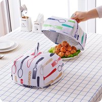 Esstisch Lebensmittel abdeckung Staub warm halten Kochute nsilien Anti Fliegen mücke Hygiene deckel falten isolierte Küchen zubehör