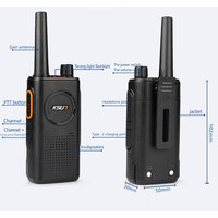Two-way Radio 8W UHF 400-470MHz CB Radio Scanner Transceiver With Scrambling VOX Function Walkie Talkie KSUN TFSI-KCB