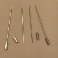 20pcs/lot Brooch Pin Copper 70mm Length Brooches with Safety Pins Stopper for DIY Jewelry Making