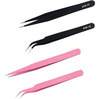 Yantjouet Metal Tweezers Hama Beads Clip For Fuse Beads 2.6 mm tools Iron Jewelry Beads Accessories