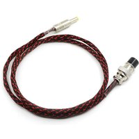 1.2M GX16-2 Pin To 5.5*2.5MM Pure copper cable AC/DC Phono Amplifier Linear Power Supply Output Cable