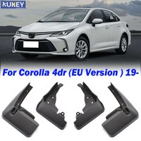 4Pcs/Set Car Mud Flaps Front Rear Mudguards For Toyota Corolla E210 4dr Saloon Sedan 2019 2025 Splash Guards Fender Mudflaps