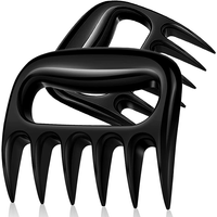 1 Pieces Bear Claw Meat Grinder Tear Meat Tools Bear Claw BBQ Fork To Tear Meat Food Fork Points As Meat Barbecue Kitchen Tools