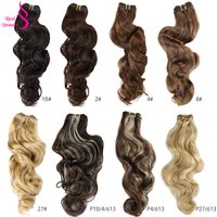 Real Beauty Platinum Blond Brazilian Body Wave Hair Weave Bundles 12"-28" High Ratio Remy Hair Extensions Brown #2 #4 #P6/613