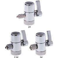 M22 Brass Water Filter Faucet Replacement Parts Diverter Valve Ro System 1/4" 2.5/8" 3/8" Tube Connector Fittings Home Kitchen