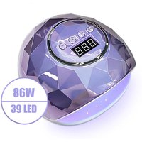 2024 86W UV LED Lamp Nail Dryer For Nail Manicure With 39 PCS LEDs Fast Drying Nail Drying Lamp Curing Light For All Gel Polish