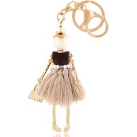 Fashion Key Chain For women Trendy Tassel Keychain Girl Beauty Bag Pendant Lady Statement Charm Car Jewelry Wholesale